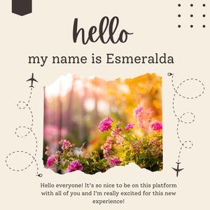 Meet your Posher, Esmeralda